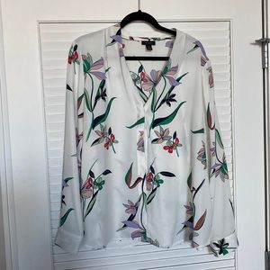 Halogen flowered blouse